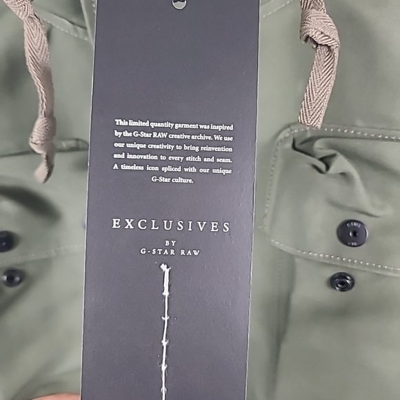 NEW G-STAR RAW E Photographer Field JacKet Shadow Olive Green Sz L MSRP $1490 - Picture 9 of 16